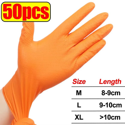 Premium Orange Nitrile Work Gloves™