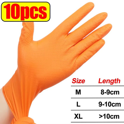 Premium Orange Nitrile Work Gloves™