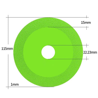 115/125mm Glass Cutting Disc Diamond Marble Ceramic Tile Jade Grinding Blade For Jade Crystal Grinding Wheel Glass Cutting Sheet