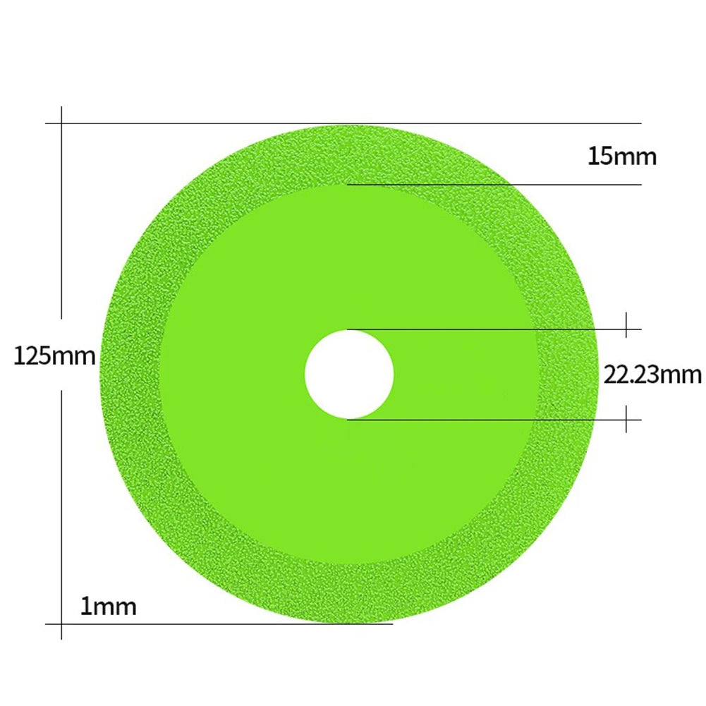 115/125mm Glass Cutting Disc Diamond Marble Ceramic Tile Jade Grinding Blade For Jade Crystal Grinding Wheel Glass Cutting Sheet